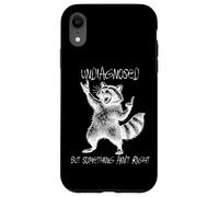 Undiagnosed But Something Ain't Right Raccoon Feral Funny Coque pour iPhone XR