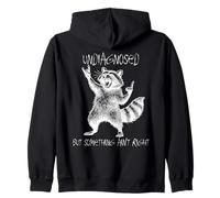 Undiagnosed But Something Ain't Right Raccoon Feral Funny Sweat à Capuche