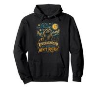 Undiagnosed But Something Ain't Right Starry Night Raccoon Sweat à Capuche