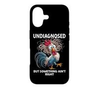 Undiagnosed But Something Aint Right Women Funny Chicken Mom Coque pour iPhone 17