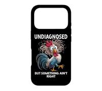 Undiagnosed But Something Aint Right Women Funny Chicken Mom Coque pour iPhone 17 Pro