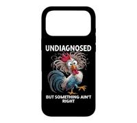 Undiagnosed But Something Aint Right Women Funny Chicken Mom Coque pour iPhone 17 Pro Max