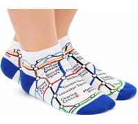 Undisclosed GWCC TFL6309 Licensed London Underground Tube Map Trainer Socks Mens