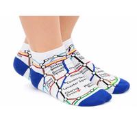 Undisclosed GWCC TFL6309 Licensed London Underground Tube Map Trainer Socks Mens