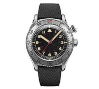 Undone Aero Commando Acier Automatique Vintage Cuir Noir