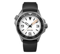 Undone AQUALUME BLACK Automatique Titane Silicone Tissu Noir Blanc Saphir Montre Homme, sable