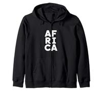 Une Afrique drôle Dit Une Typographie Noire audacieuse Sweat à Capuche