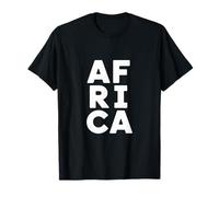 Une Afrique drôle Dit Une Typographie Noire audacieuse T-Shirt