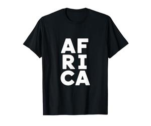 Une Afrique drôle Dit Une Typographie Noire audacieuse T-Shirt