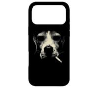 Une Ambiance Urbaine surréaliste en Forme de félin Qui Fume Un Visage de Chat Coque pour iPhone 17 Pro Max