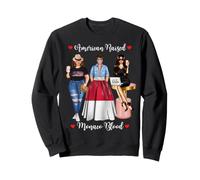 Une Américaine Sexy a élevé Monaco Blood Heritage Sweatshirt