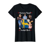 Une Américaine Sexy a élevé Un héritage sanguin suédois T-Shirt