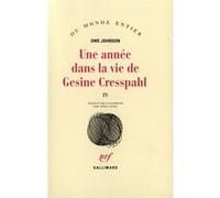 Une année dans la vie de Gesine Cresspahl (Tome 4-Juin 1968 - Août 1968)