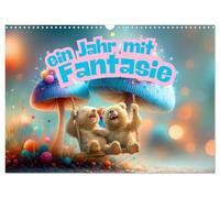 Une année de fantaisie, Version française (Calendrier mural 2026 DIN A3 portrait), Calendrier CALVENDO mensuel