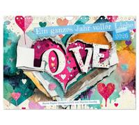 Une année entière d'amour, Version française (Calendrier mural 2026 DIN A4 portrait), Calendrier CALVENDO mensuel