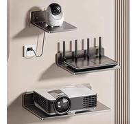 Une approche moderne pour ranger des appareils électroniques avec une étagère robuste, parfaite pour tout espace de vie (S)