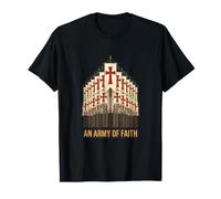 Une armée de Foi Chevalier templier catholique T-Shirt