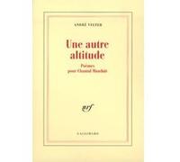 Une Autre altitude André Velter (Auteur)