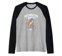 Une Aventure Amusante pour Chats à Meowntain Biker Manche Raglan