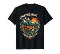 Une Aventure Attend Un Enseignant de l'éducation spécialisée Nature Graphic T-Shirt