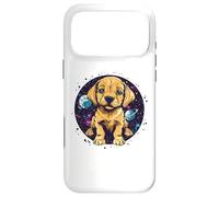 Une Aventure Cosmique Mignonne avec Un Chiot dans l'espace Coque pour iPhone 17 Pro Max