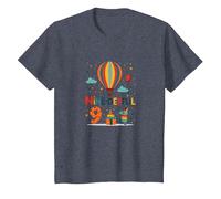 Une Aventure d'anniversaire de Neuf Jours pour la célébration des Enfants T-Shirt, Enfant, Bleu Chiné, 12 Ans