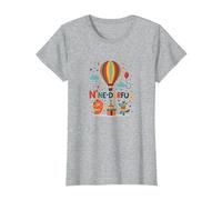 Une Aventure d'anniversaire de Neuf Jours pour la célébration des Enfants T-Shirt, Femme, Gris Chiné, M