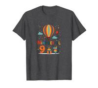 Une Aventure d'anniversaire de Neuf Jours pour la célébration des Enfants T-Shirt, Homme, Chiné Foncé, 5XL