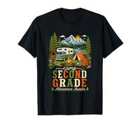 Une Aventure dans Un Camp de deuxième année Attend Un Enseignant de 2e année T-Shirt Graphique avec Valeur