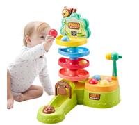 Une Balle Jouets pour Petits, Jouets de Marteau de développement précoce - Jeu de Balle avec Jouet Hammer, Les Quatre Niveaux suivent Le Jeu de Coups pour pour la Maison
