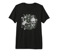 Une Bande de Robots de Cirque athlétiques et Sauvages. T-Shirt Haut de Gamme
