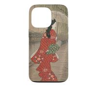 Une beauté Qui Regarde en arrière même Les Jours de Pluie Coque pour iPhone 13 Pro