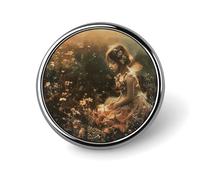 Une belle fée fantaisie, épingle à revers, broche, badge, cravate, bijoux, décoration pour chapeaux, vestes, chemises