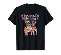 Une Belle journée Commence avec Une Belle Inspiration Mindset T-Shirt Graphique avec Valeur, Homme, Noir, L