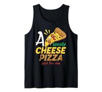 Une belle pizza au fromage, journée de la pizza amusante 2022 pour hommes et femmes Débardeur