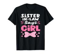 Une Belle-sœur Dit Que Le Sexe des Filles révèle Le Vote de l'équipe T-Shirt