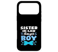 Une Belle-sœur Dit Que Le Sexe des garçons révèle Le Vote Bleu de l'équipe du Parti Coque pour iPhone 17 Pro Max