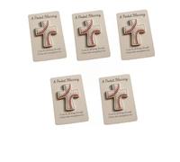 Une bénédiction de Poche - Édition Croix de Baseball, Croix de Football et de Softball, pour Les passionnés de Baseball, Les Fans chrétiens et Les Amateurs de Sport,5PCs