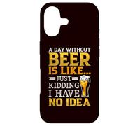 Une bière par Jour sans bière, C'est comme Une Blague, Je n'en AI Aucune idée Coque pour iPhone 17