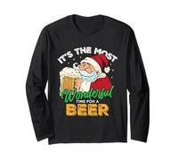 Une Blague drôle avec Le Père Noël : C'est Le Moment Le Plus Merveilleux pour Prendre Une bière Manche Longue