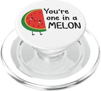 Une Blague Humoristique sur la pastèque Kawai One in a Melon PopSockets PopGrip pour MagSafe