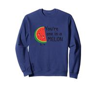 Une Blague Humoristique sur la pastèque Kawai One in a Melon Sweatshirt