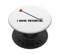 Une Blague sur la Physique, Une Science Amusante pour Hommes : J'Ai du potentiel PopSockets PopGrip Adhésif