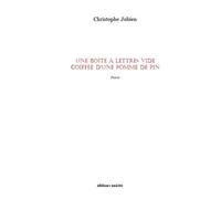 Une boîte à lettres vide coiffée d'une pomme de pin - Christophe Jubien - Unicite - broché - Poésie