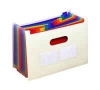 Une boîte de rangement accordéons multicouche pour trier les documents et les papiers