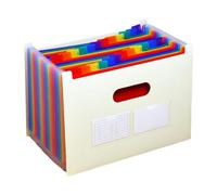 Une boîte de rangement accordéons multicouche pour trier les documents et les papiers