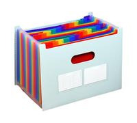 Une boîte de rangement accordéons multicouche pour trier les documents et les papiers