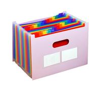 Une boîte de rangement accordéons multicouche pour trier les documents et les papiers