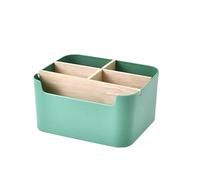 Une boîte de rangement multifonctionnelle pour divers objets, un bureau et le maquillage, Green 5ge, Taglia Unica
