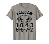 Une Bonne journée Commence avec Un Garage de Commande de feu 1-8-4-3-6-5-7-2 T-Shirt